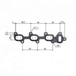 MULTI LAYER STEEL GASKET