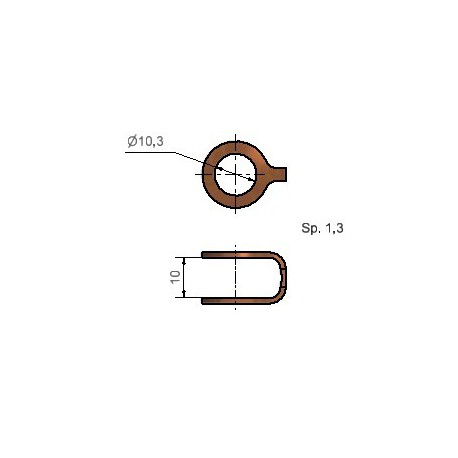 DOUBLE COPPER WASHER