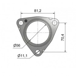 Multi layes steel gasket