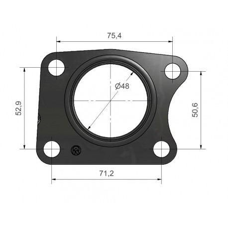 Multi layes steel gasket