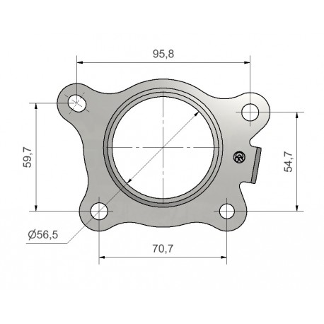 Steel gasket