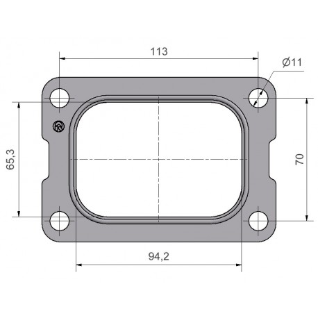 Steel gasket